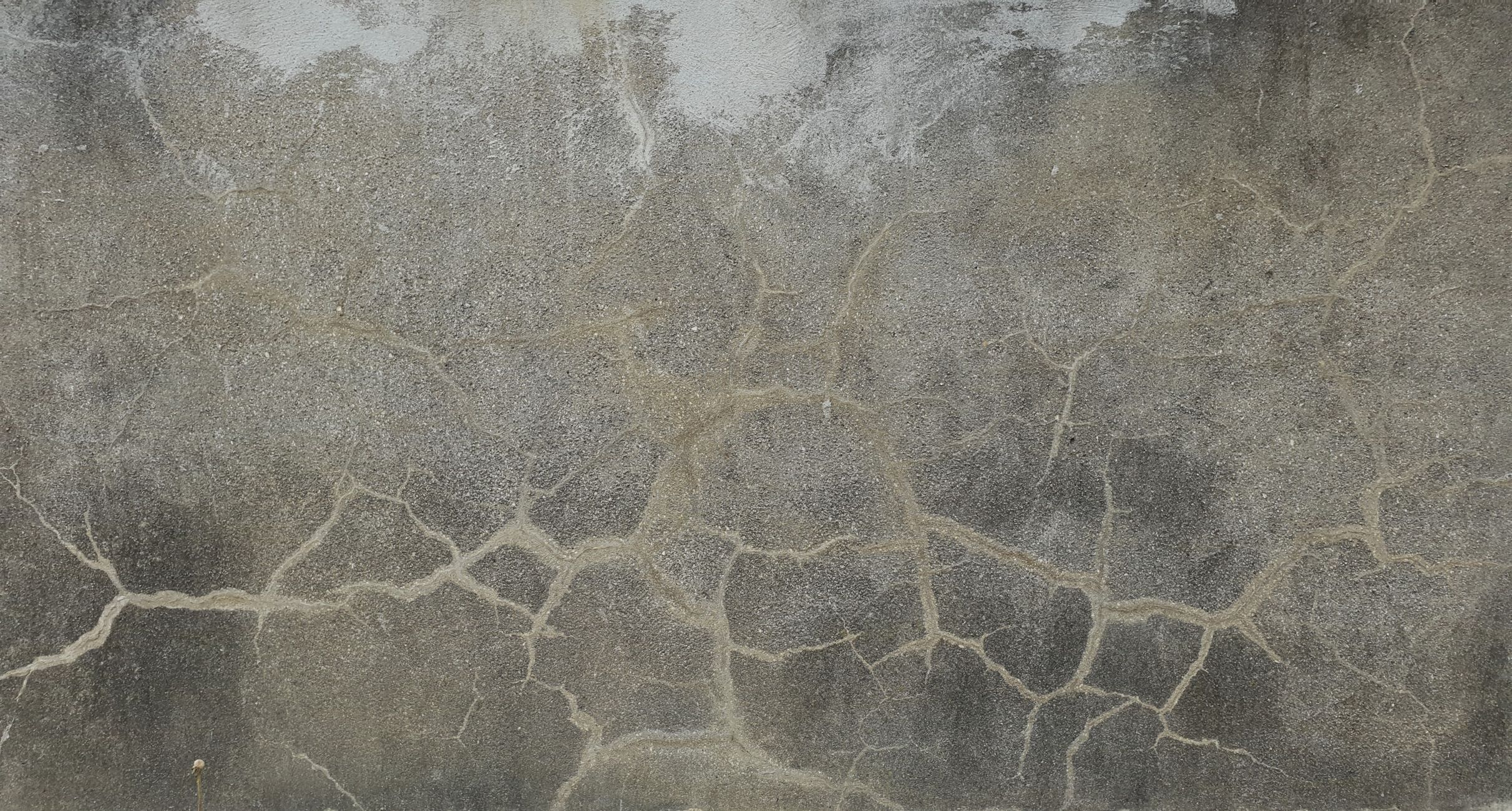 Slab leak repair work on a concrete foundation floor
