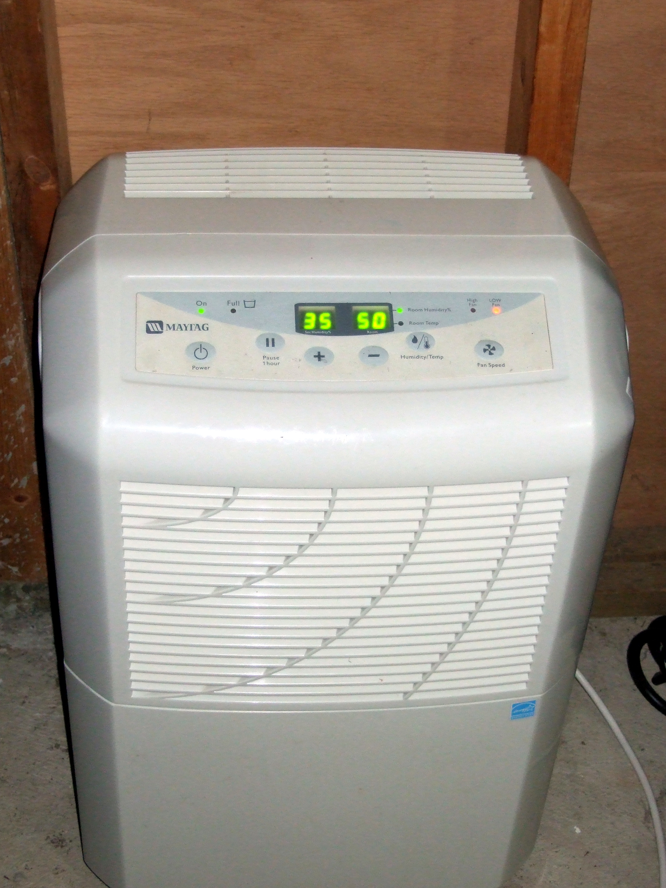 Commercial dehumidifier used in water damage restoration
