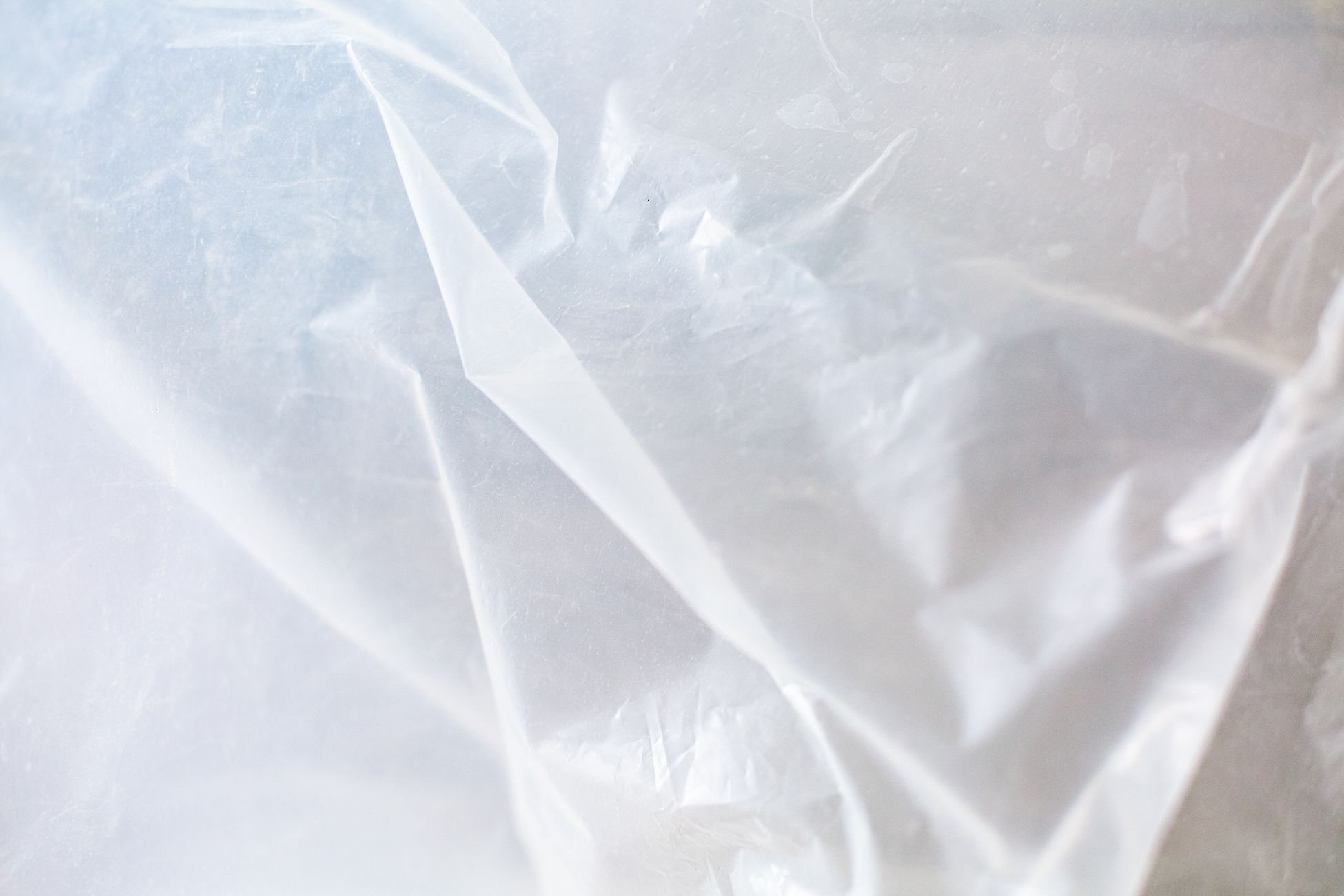 Heavy plastic vapor barrier liner material used in crawl space encapsulation